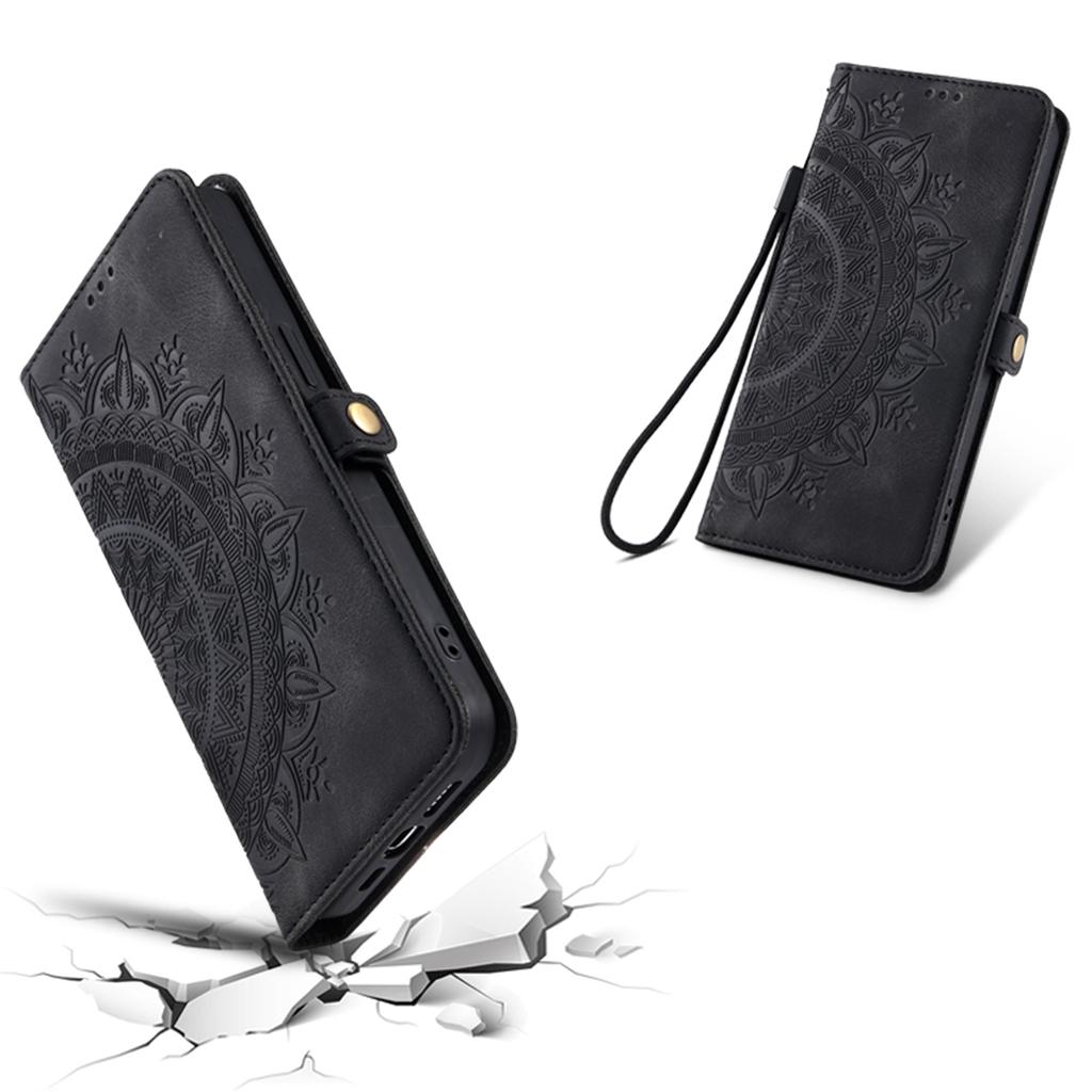 Style 016 For Xiaomi 15 Pro Case Skin Feel Totem Imprinted Wallet Leather Phone Cover