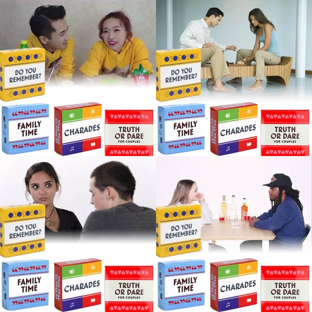 Zábavná hra Pravda nebo úkol pro páry Kartová hra Vzrušující rodinná zábava Zážitek