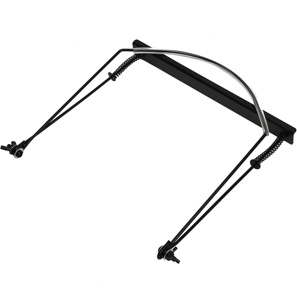 24‑Hole Harmonica Stand Adjustable Neck Bracket Musical Wind Instrument AccessoriesBlack