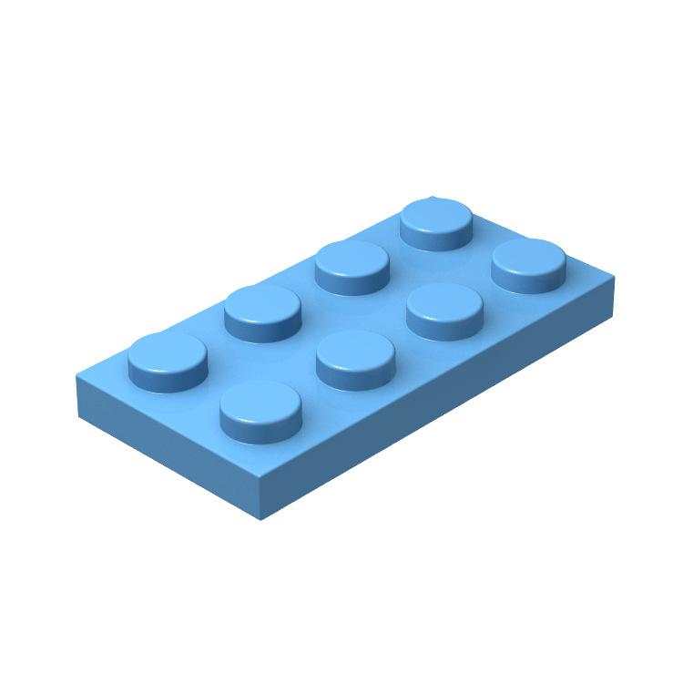 MOC 3020 Assembles Particles  Accessories Components 2x4 Normal Board 20PCS Bricks Colorful Building Blocks Educational Toy City