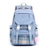 New Waterproof Women Backpack Female Kawaii Travel Bag College Girls Multi-Pocket Schoolbag Laptop Nylon Backpack Blue Book Bags