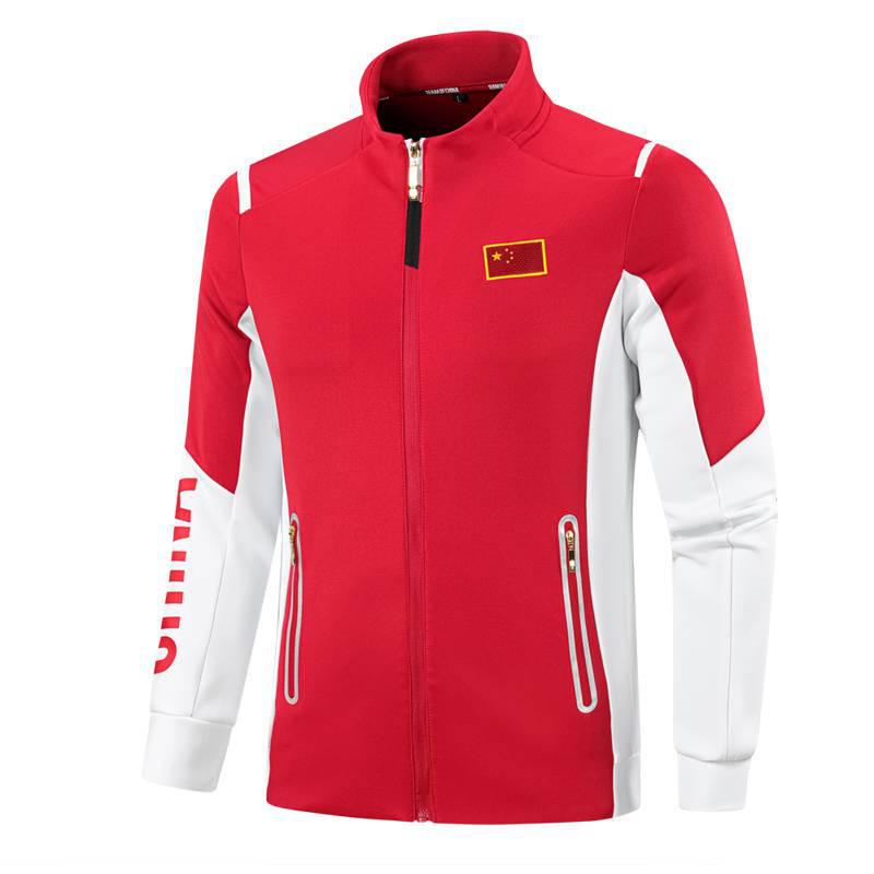 Men's & Women's Chinese Team Sports Suit: National Team Award Ceremony & Wushu Training Sportswear with Print Design