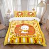 3pcs Pochacco's Sweet Adventure Bedding Set - Includes Quilt Cover and Pillowcases, Suitable for All Seasons, Machine Washable - Ideal Gift