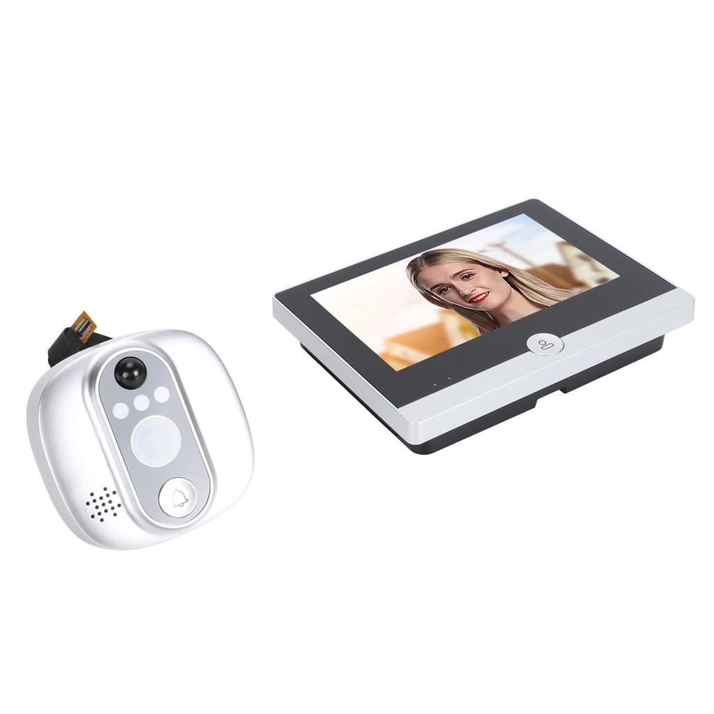 4.3inch Peephole Camera 1080P WIFI Front Door 150 Degree Wide Angle Motion Detection Peephole Viewer
