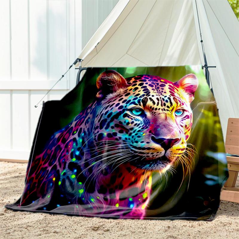 1pc animal blanket, all season lightweight home office outdoor nap multifunctional blanket