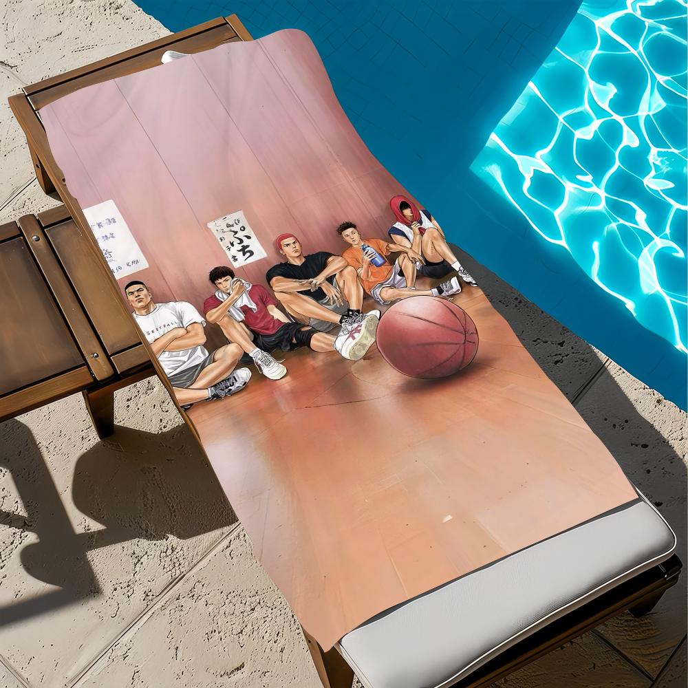 S-slam Anime Cute Towel D-dunk Beach Quick Dry Soft Pool Towels Gift for Travel Gym Shower Camping Sports