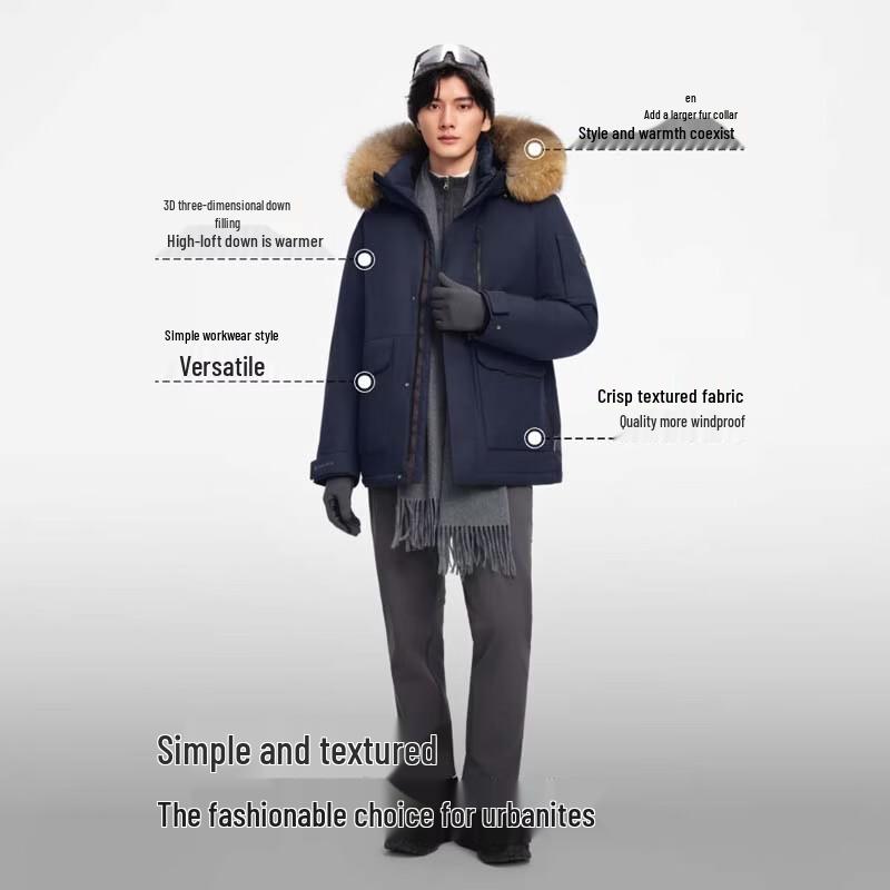 BOSIDENG Goose Down Extreme Cold Warm Jacket B250242211