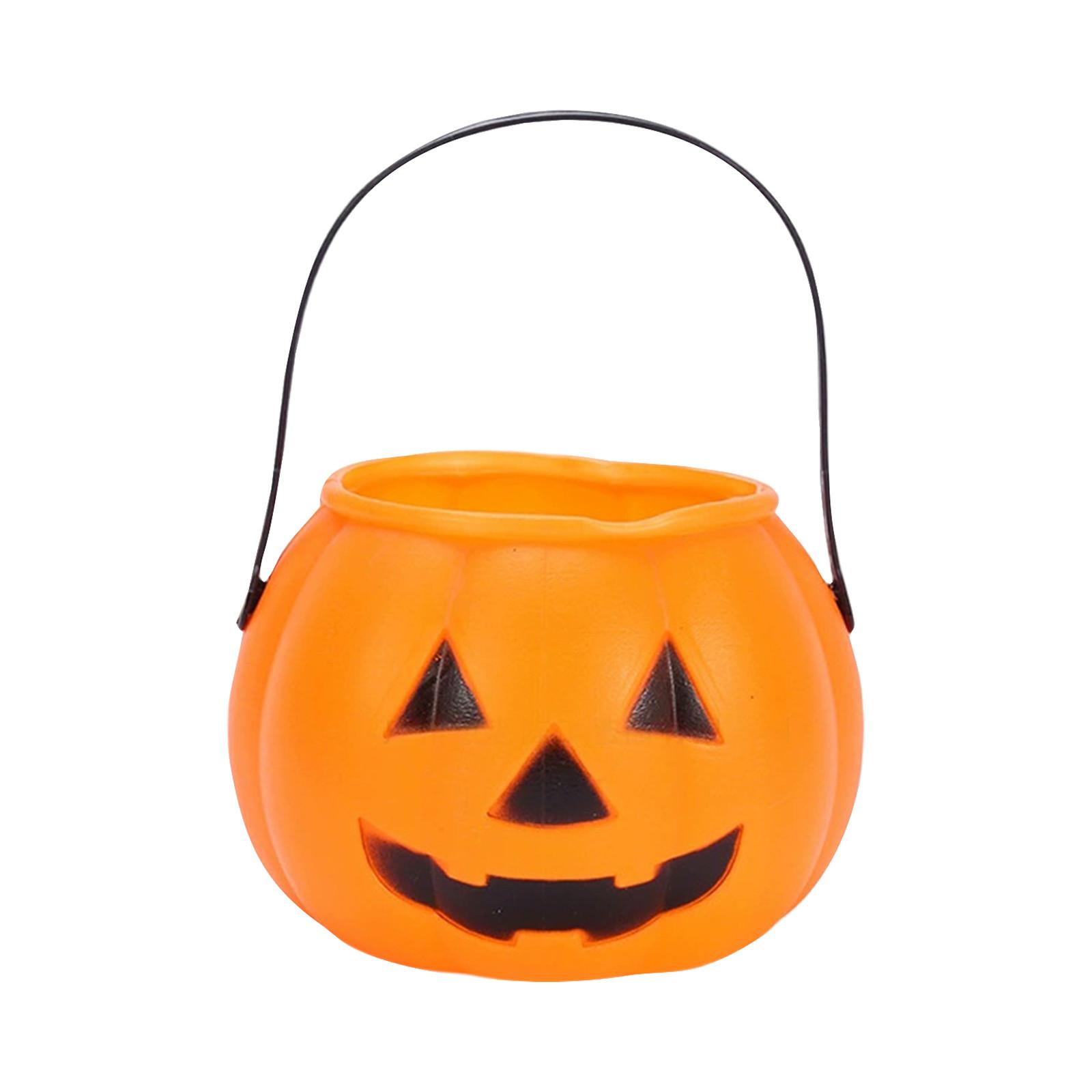

1 шт. Хэллоуин Портативная коробка Детское ведерко для сладостей (оранжевый),Хэллоуин украшения One Size