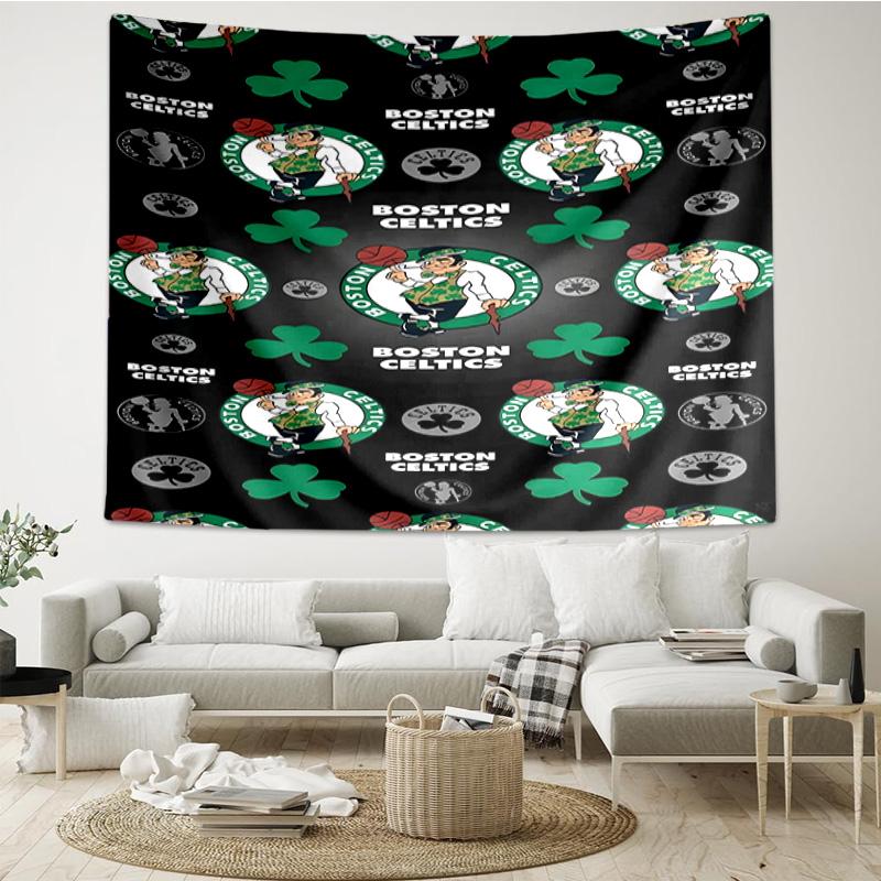 Boston Basketball Quick-Dry Tapestry Hanging for Bedroom,Livingroom, Playroom,Decor Art Room Wall Tapestry Holiday and Birthday Gifts