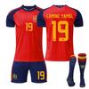 World Cup Football Jersey Spain Home Court 1920 16 Jersey