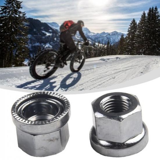 2Pcs Axle Track Nuts Anti-skid Bike Kit M9/M10 Stainless Steel Hot Sale