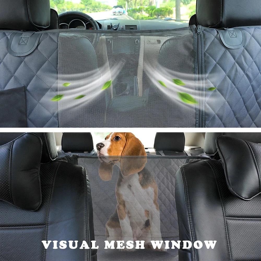 Waterproof Oxford Cloth Car Pet Seat Cover - Thickened, Stain-resistant Rear Seat Mat