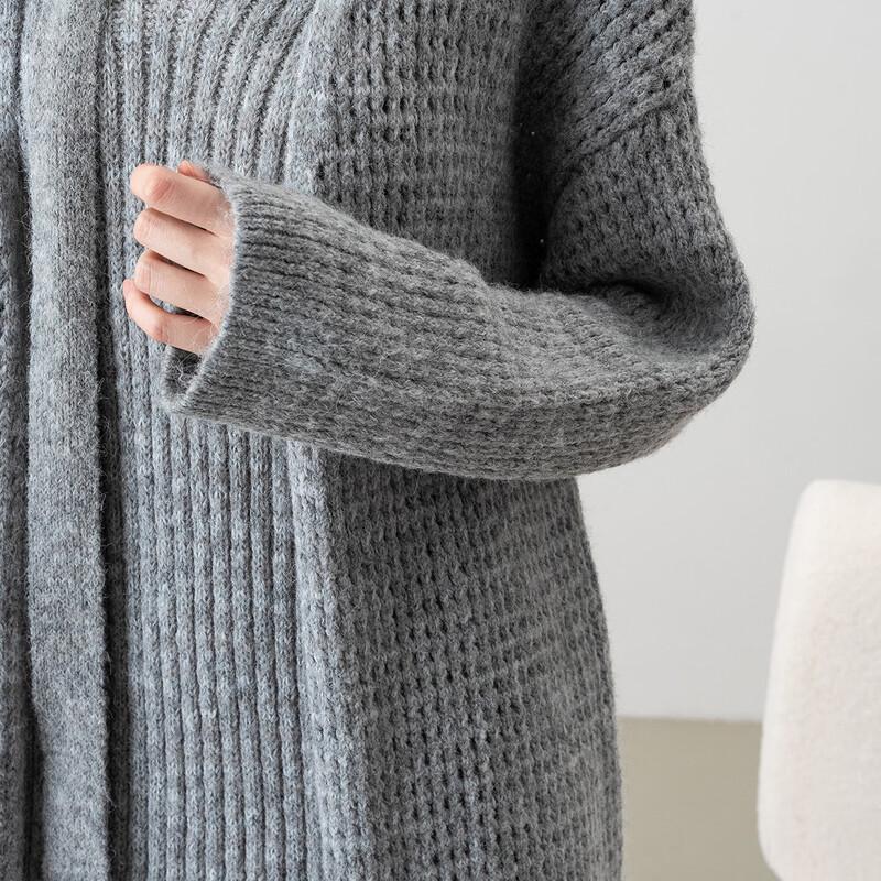 Women's Knitted Cardigan & Slip Dress Two-Piece Set