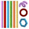Textured Sensory Twisty Stick Bracelet - Stress Relief Fidget Toy for Kids & Adults, Perfect for Parties