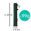 Mabu Folding 5 UV Carbon 60cm Rib Large Stylish and Suitable for Men and UV Sun and Rain Large Umbrella, Ultralight, Ribs, Protection, Men's, Fiber,
