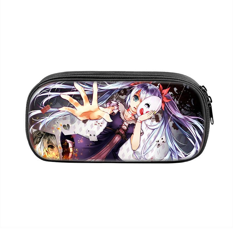 Hatsune Miku Pencil Case Miku Anime Surrounding Male And Female Students Large Capacity Stationery Case Pencil Case Bag