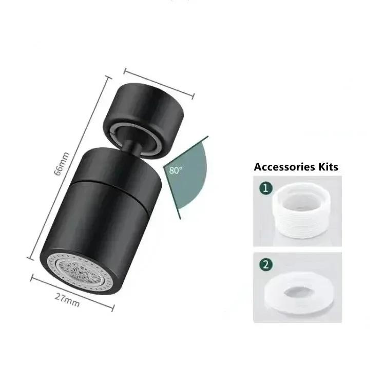 New 2 Mode Kitchen Faucet Spray Head Filter Adjustable 360° Rotary Splashback Tap Nozzle Bubbler Kitchen Sink Faucet Aerator