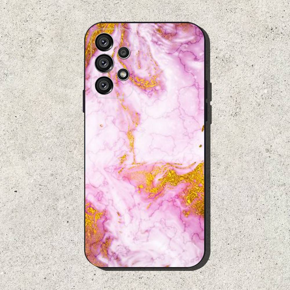 

Pink Gold Marble Art Phone Case For Samsung S25,S24,S21,S22,S23,S30,Ultra,S20,Plus,Fe,Lite,Note,10,9,5G Black Cover Samsung S205G