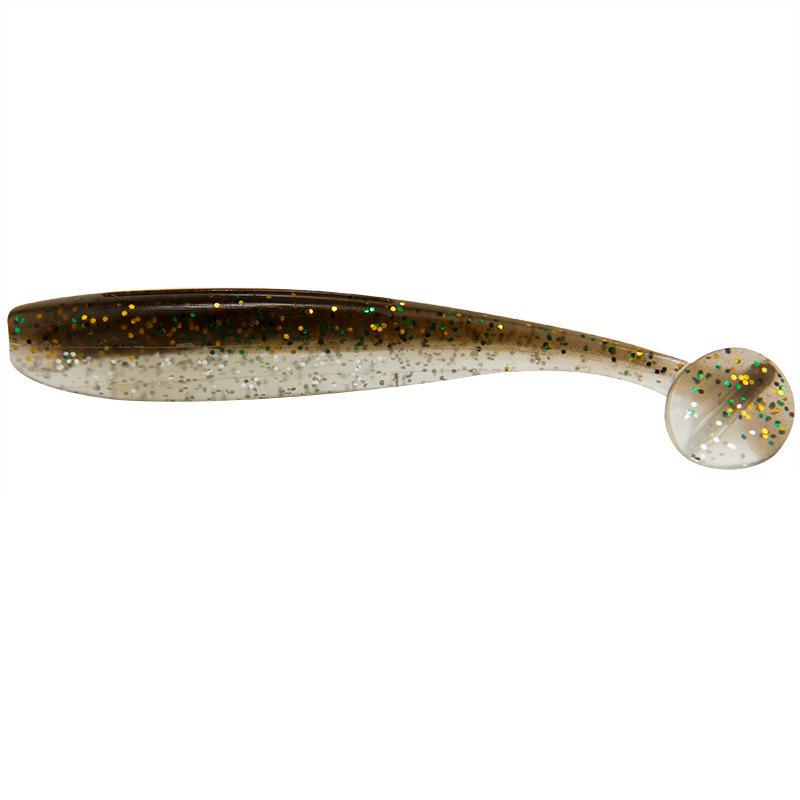 T-Tail Two-Color Soft Worm Fishing Lure - 5.5cm, 6.5cm, 7cm