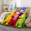 Kawaii Cartoon Teletubbies Series Creativity Blanket Soft Home Bedroom Bed Sofa Picnic Travel Office Cover Blanket Gifts