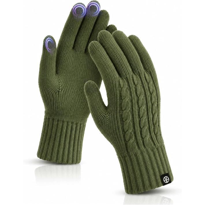 Winter Gloves for Women Touch Screen Thermal Knit Lining Gloves