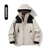 Men Women Waterproof 3-in-1 Hooded Outdoor Jacket With 320g Fleece Liner Hiking Camping Skiing Winter