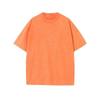Men's Oversized Washed Gray T-Shirt Vintage Crew Neck Short Sleeve Casual Basic Top