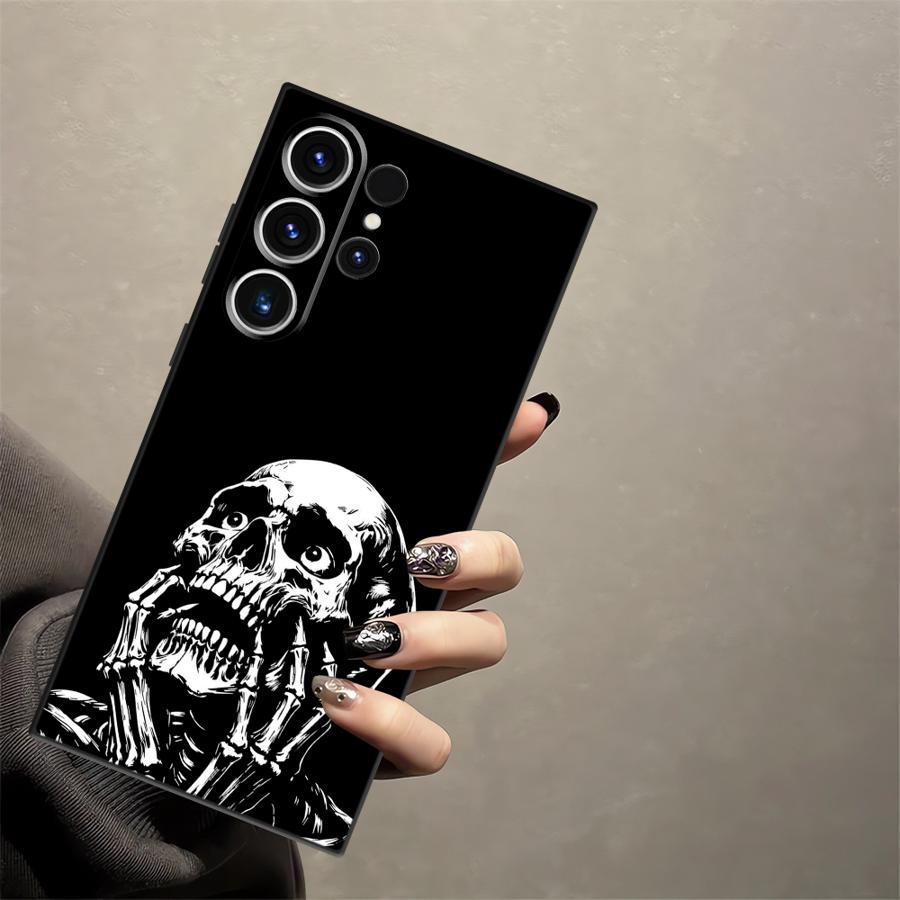 Skeleton Case for Samsung Galaxy S26 Ultra S24 S23 Note 20 8 9 10 S25 Plus S20 Ultra S10 S9 S21 FE Funda Phone Cover