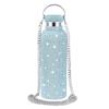 Borraccia Termica Acciaio Inossidabile Brillante Borchiata con Diamanti Festa alla Moda Catena a Tracolla Staccabile Regalo per Donna