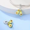 S925 Silver DIY Bracelet Accessories 925 Silver Firefly Lily Of The Valley Glow In The Dark Pendant Bead String Style Jewelry