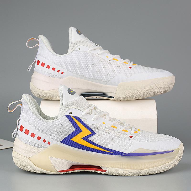 Low-top Basketball Shoes Men's and Women's Mesh Breathable, Non-slip, Wear-resistant and Shock-absorbing Actual Combat, Lightweight Soft