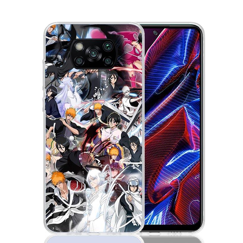 Ichigo Kenpachi Bleach Anime Phone Case For Xiaomi Poco F7 Ultra X7 X6 Pro X5 Redmi 15 15C 13 13C 12 12C 10 10A 10C 9 9A 9C 9T S