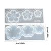 Professional Grade Transparent Nail Silicone Mold With Intricate Sakuras Detailing Manicure Mould For Creative Accessories