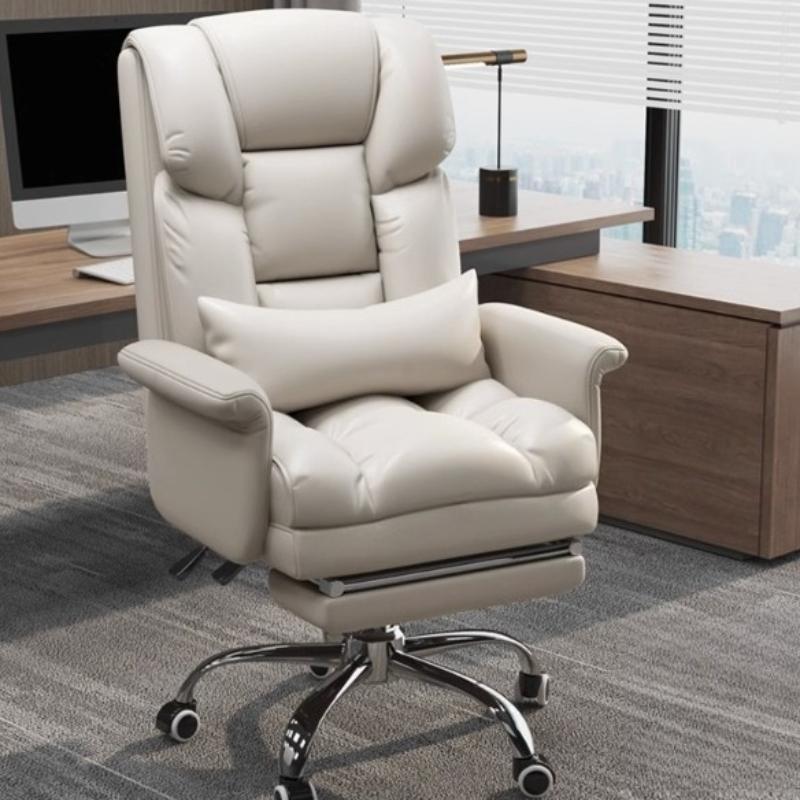 Home Computer Chairs Office Gaming Chairs with Footrest Desk Chair Back Support Ergonomic Managerial Executive High Back Chair