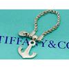 Used Old Anchor Keychain Sterling Silver 925