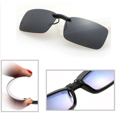 Clip polarizado en gafas de conducción gafas de sol visión diurna lente Uv400 visión nocturna