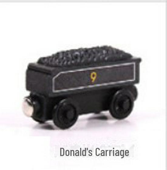 Children's Wooden Toy Train Head Cake Decoration - YB02