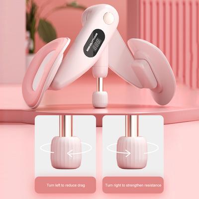 Thigh Trainer Tool with Counter Inner Thigh Exerciser Adjustable Thigh Muscle Strengthen Device for Arm Leg Thigh Toner Exercise