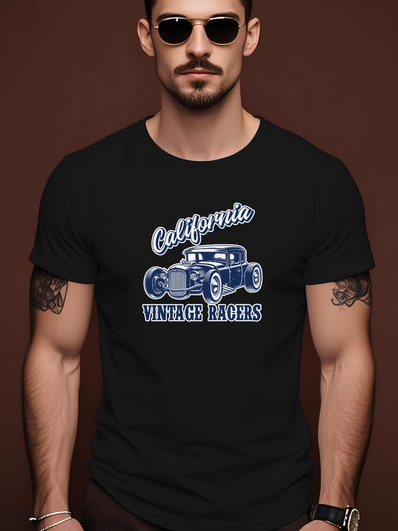 California Vintage Tshirt Vintage Racers Graphic Tshirt -... S