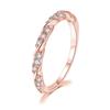 Dainty Trend Thin Rings for Women Female Inlaid Zirconia Delicate Stacking Matching Ring Fashion Gift to Female Jewelry DZR021