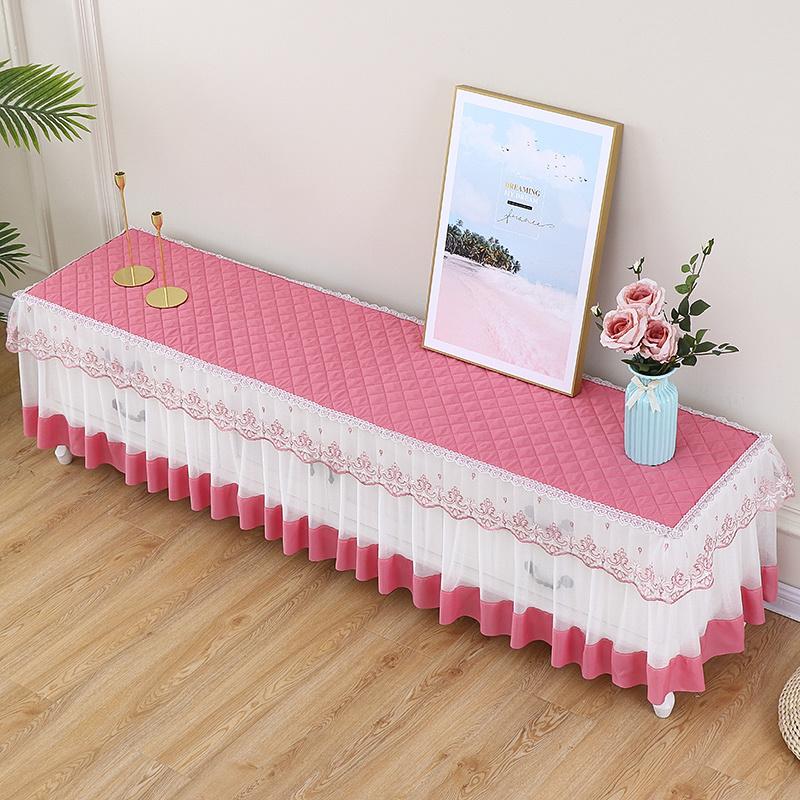 TV Cabinet Cover Double-layer Dust Cover New Lace Universal Cover Tablecloth Rectangular Living Room TV Cabinet Tablecloth