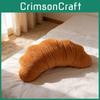 Cowhorn Bun Cartoon Cushion With Plush Outer For Living Room Decor