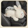 Cartoon Car Tissue Box: Rear Seat Armrest & Hanging Paper Holder - Cute Car Interior Decor