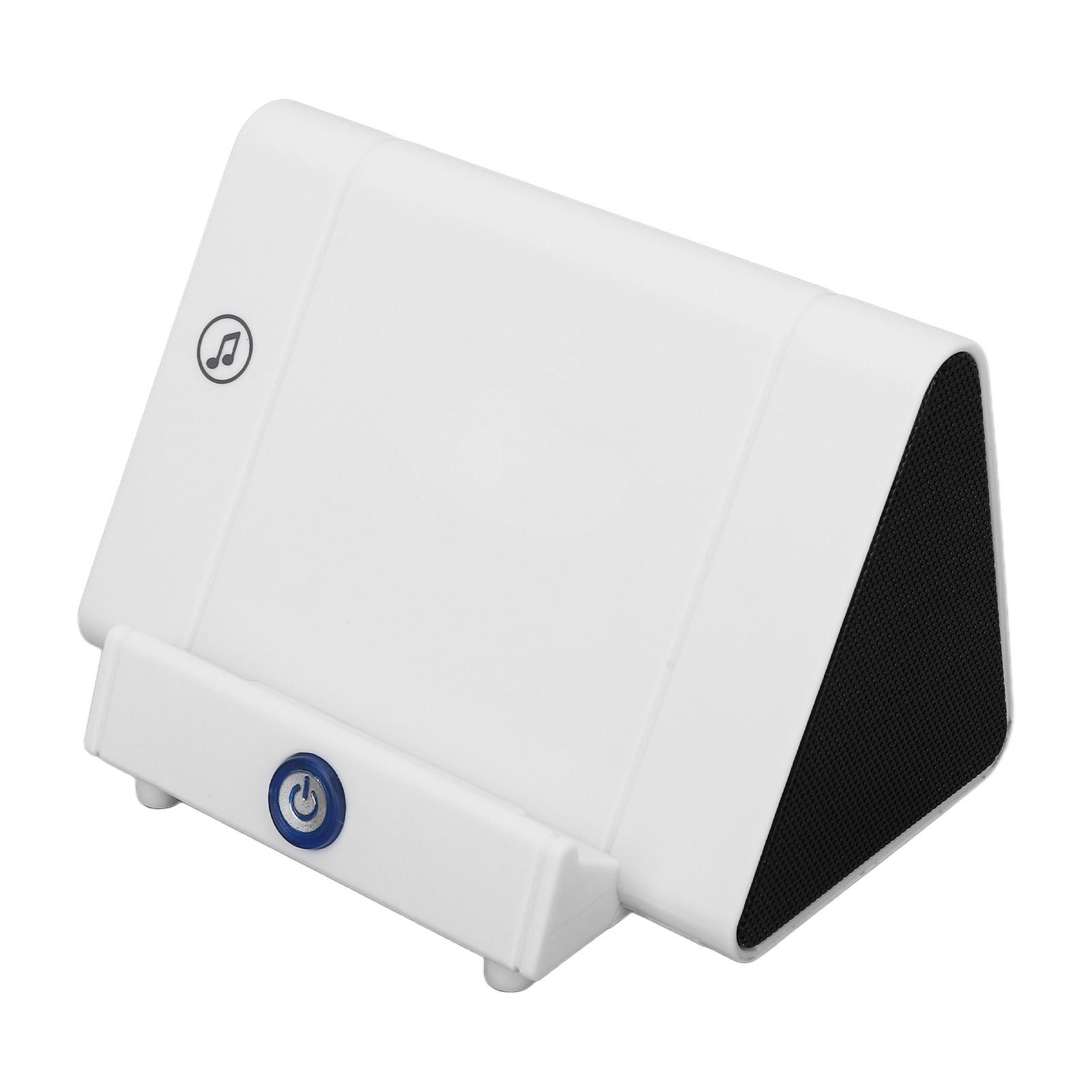 

Подставка для сотового телефона Динамик Индукционный Чистый Звук Перезаряжаемый Портативный Держатель Динамик белый