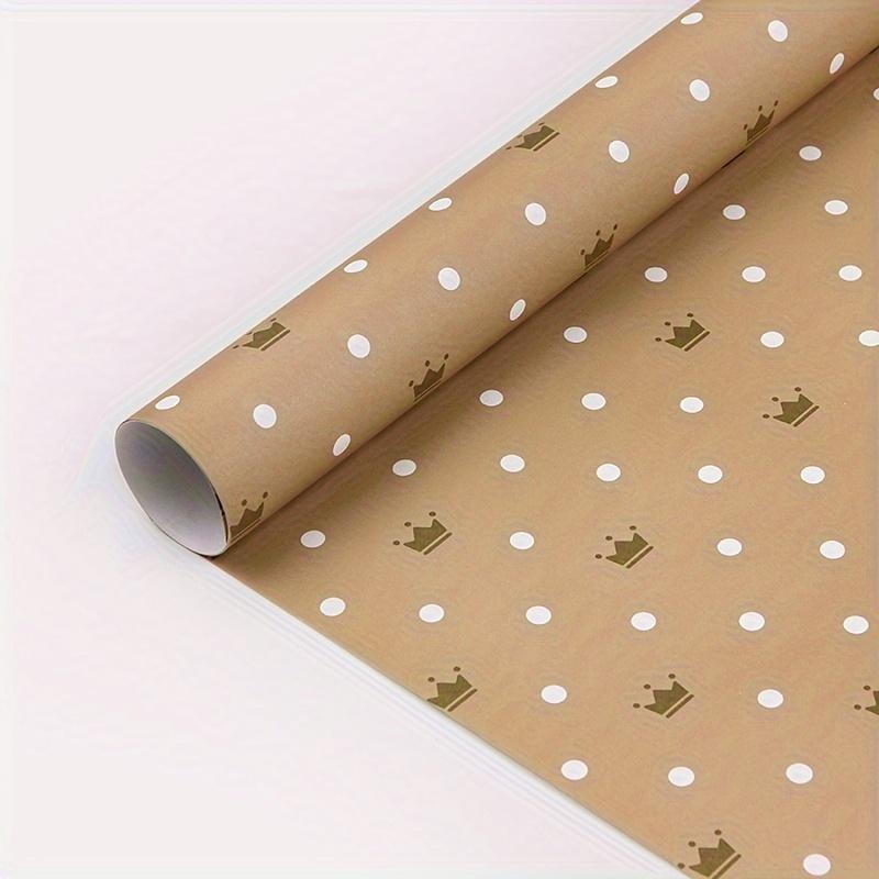 10Pcs Golden Gift Wrapping Paper Holiday Simple Light Luxury Plaid Stripes Diy Book Wrapping Paper Gift Paper