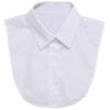 Round Neck Shirt Cravat Detachable Collar Shirt False Tie Fake Collar Blouse Lapel False Blouse Top