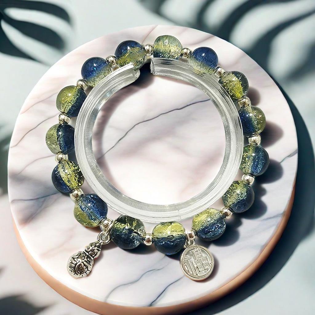 Daisy Popcorn Beaded Bracelet: Elegant Women's Hand Jewelry