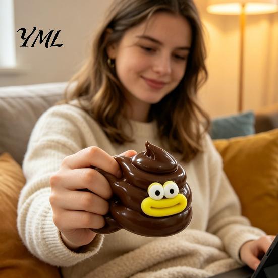 Stress Relief Toys Spiral Poop Squeeze Toy, Soft TPR Fidget Squishy for Kids Creative Sensory Decompression Fun Toy And Adults Tools