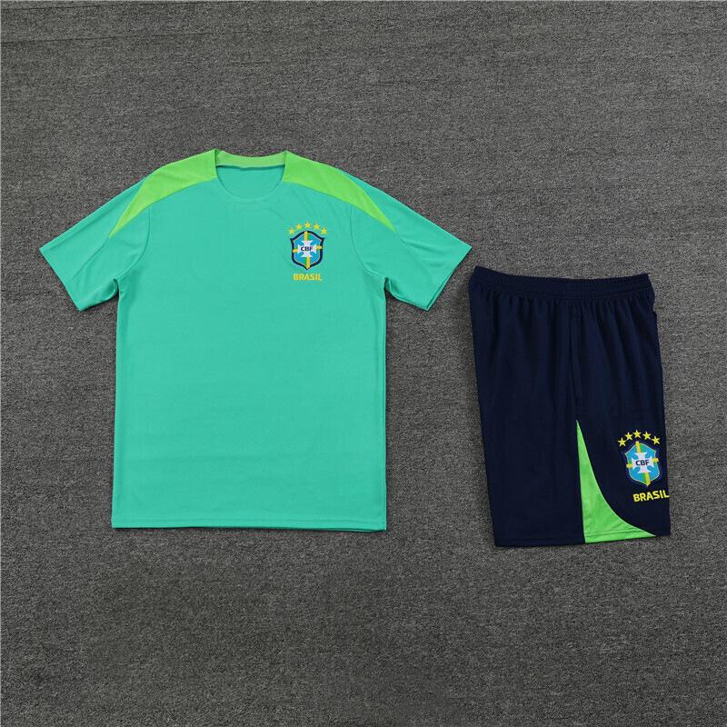 Brasile Arsenal Parigi Real Madrid Barcellona Spagna Chelsea Tuta da Allenamento Maglie da Calcio per Adulti Maniche Corte