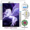 5D Diamond Painting Animal Pegasus DIY Diamond vyšívání drahokamu domácí dekorace